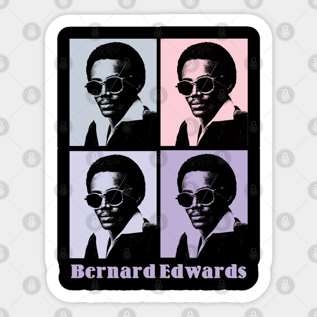 Bernard Edwars 1977s Pop Art Sticker by KERIKIL